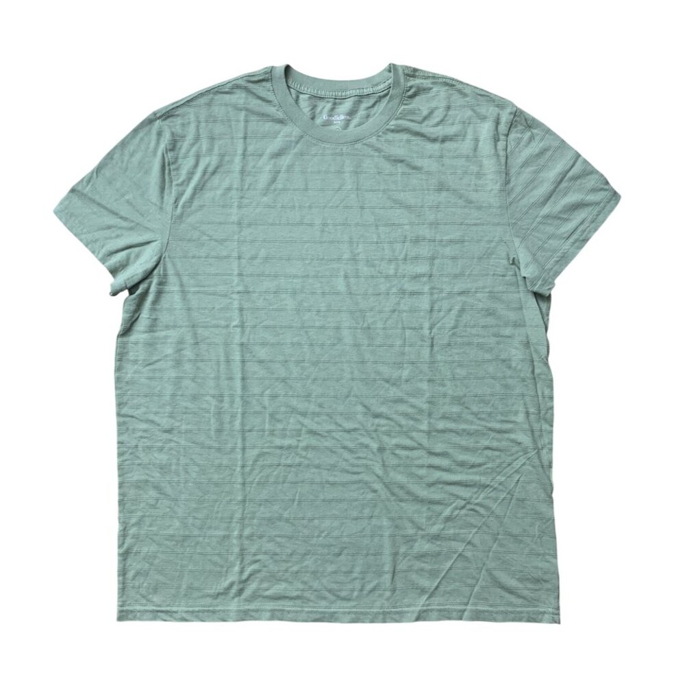 Goodfellow & Co Mens Sage Green Short Sleeve Crewneck T-Shirt Size XL - Picture 4 of 9